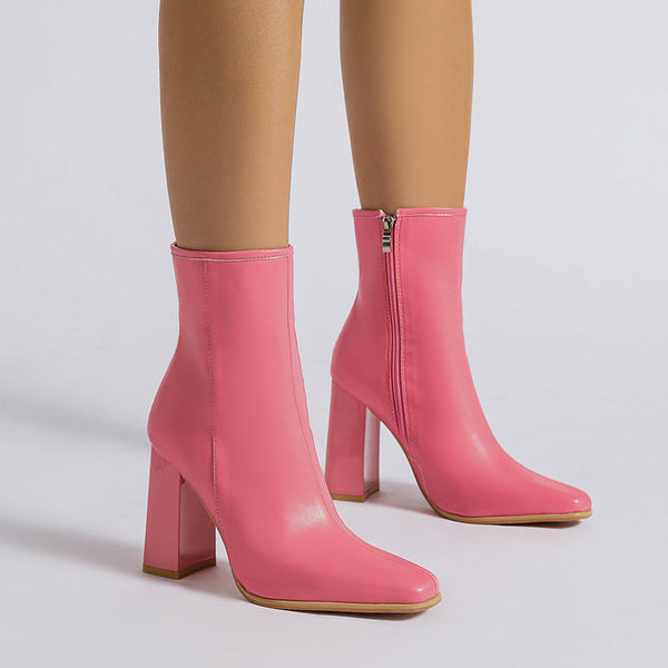 Chunky Heel Boots