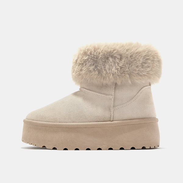 Daphne Suede Platform Snow Boots