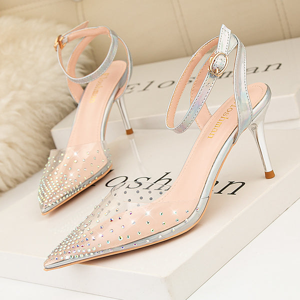 Glitering Rhinestone Sandals