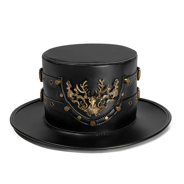 Golden Antlers Top Hat