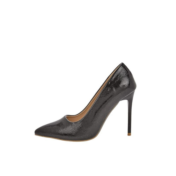 Solid Patent Leather Stilettos Pumps