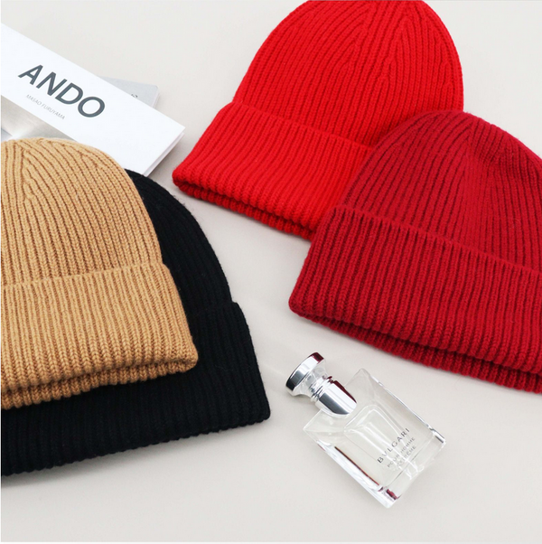 Tillbuy 100% pure wool knitted hat