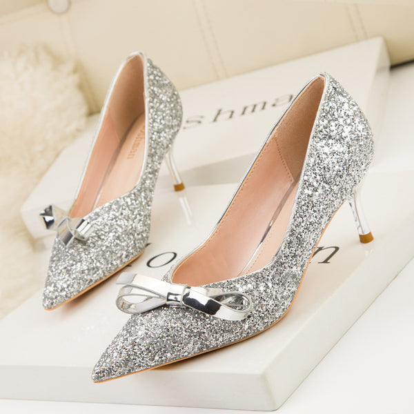 Crystal Sequins Wedding Shoes