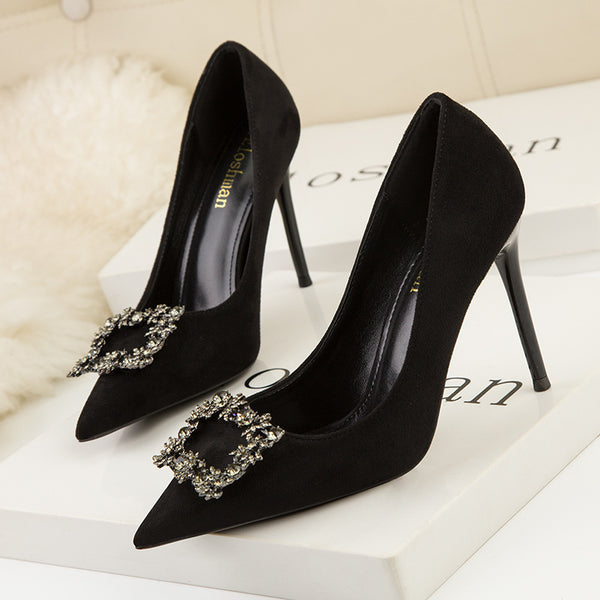 Exquisite Rhinestone Wedding Pumps