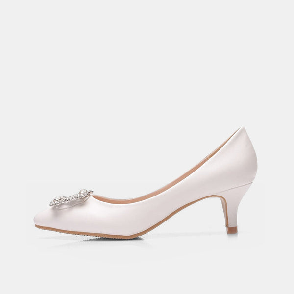 Crystal Square Buckle Wedding Shoes