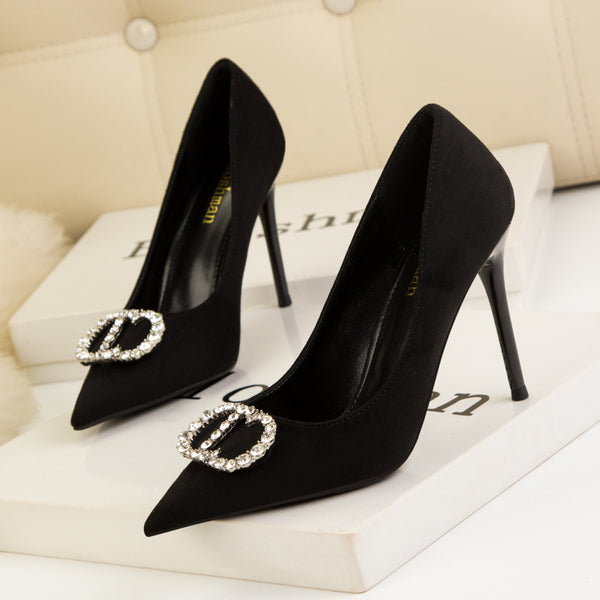 Crystal Stiletto Pumps