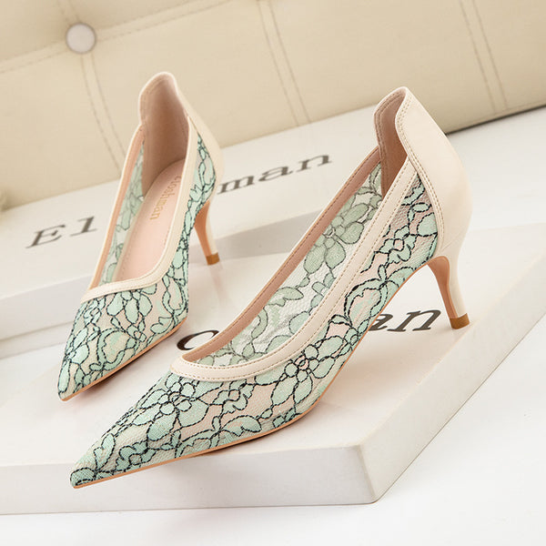 Lace Pumps