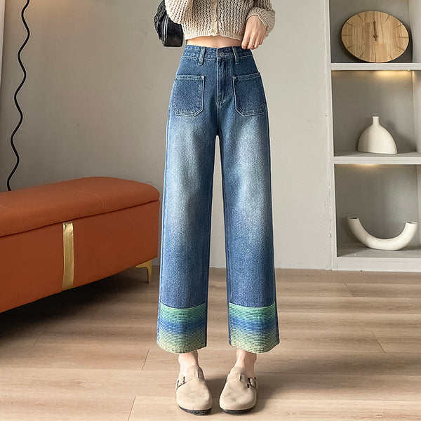 Tillbuy Starry Sky Pattern Jeans