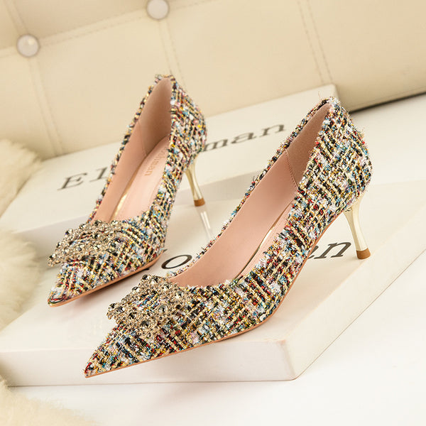 Rhinestone Wedding Pumps