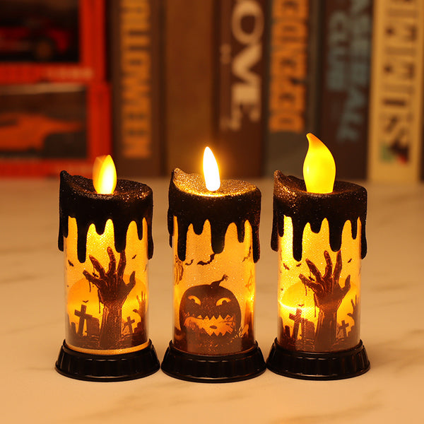 Pumpkin Electronic Candle-1